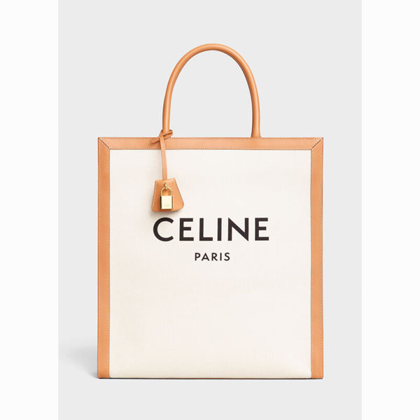 CELINE トートバッグ コピー 新作 キャンバスロゴ トート Cabas カバ 190402BNZ.02NT